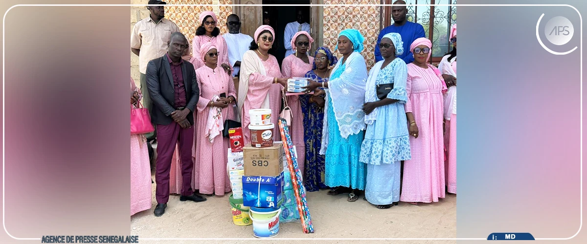 Des kits alimentaires et des serviettes hygiéniques à des détenues et des écolières de Saint-Louis