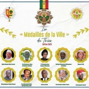 Thiès : dix personnalités seront décorées de la ''Médaille de la Ville'', samedi