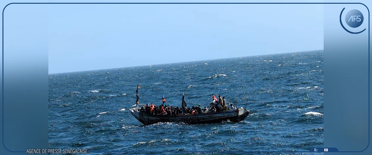 139 candidats à l’émigration irrégulière et le corps d’un nouveau-né à bord d’une pirogue secourue par la Marine (DIRPA)