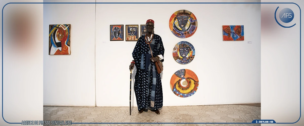 ”Empreinte de regard” ou la quête de la lumière intérieure du peintre Moussa Sène Absa