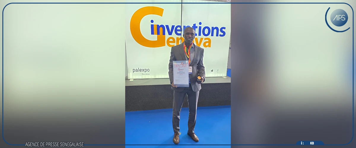 Salon des inventions de Genève : le Pr Diouma Kobor remporte la médaille d’or de la catégorie ‘’Prix spéciaux et délégations étrangères’’