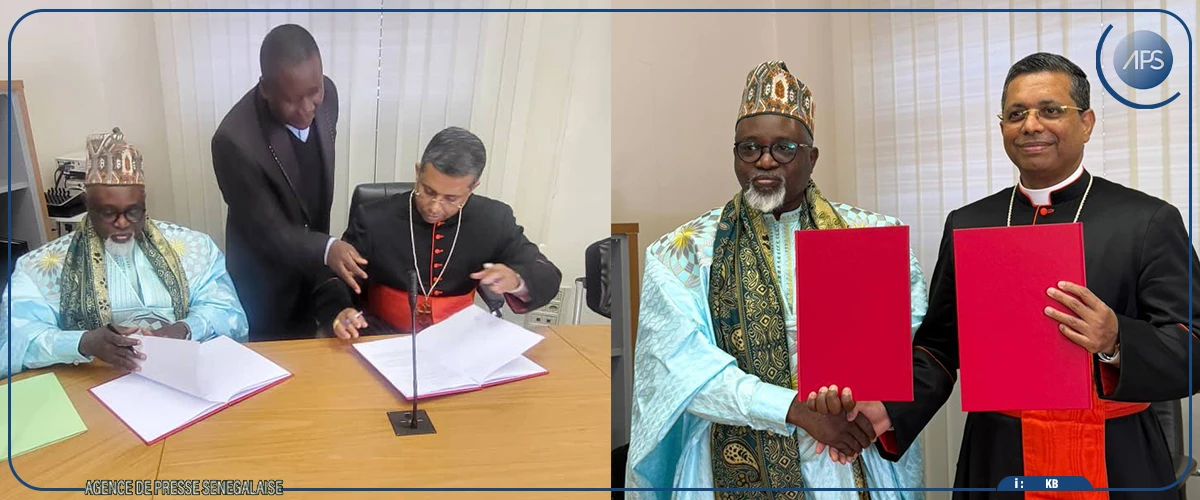 Dialogue interreligieux : une ONG musulmane sénégalaise signe un mémorandum d’entente avec le Vatican