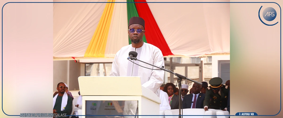Ousmane Sonko lance officiellement les travaux de construction d’un projet Waqf immobilier à Dakar