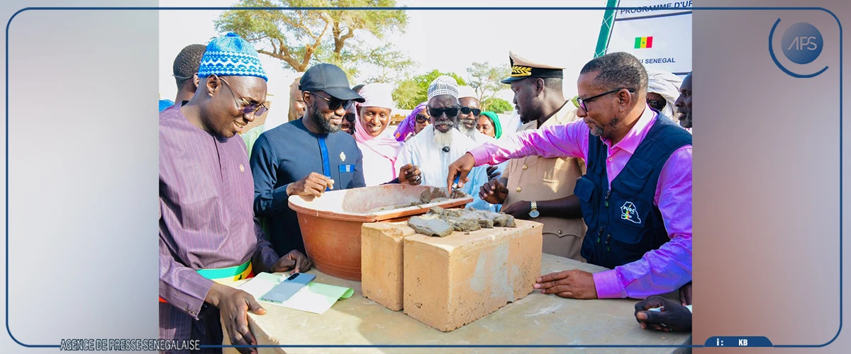 Louga : pose de la première pierre du poste de santé de Keur Mor Abdou Seye