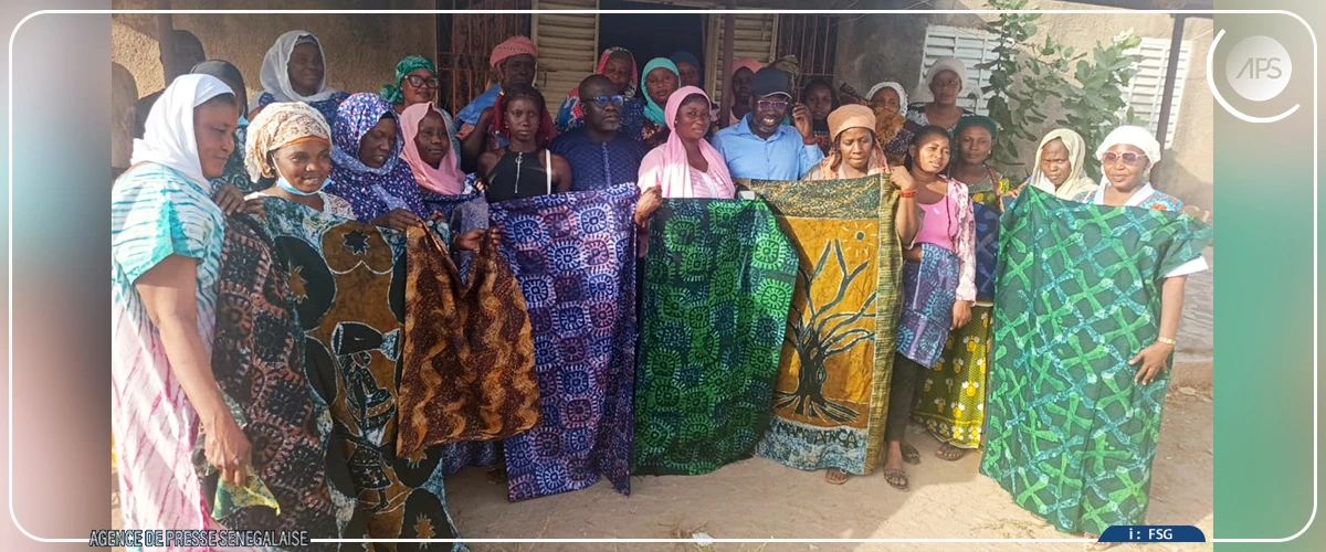 Kaffrine : 25 femmes initiées à la technique du batik