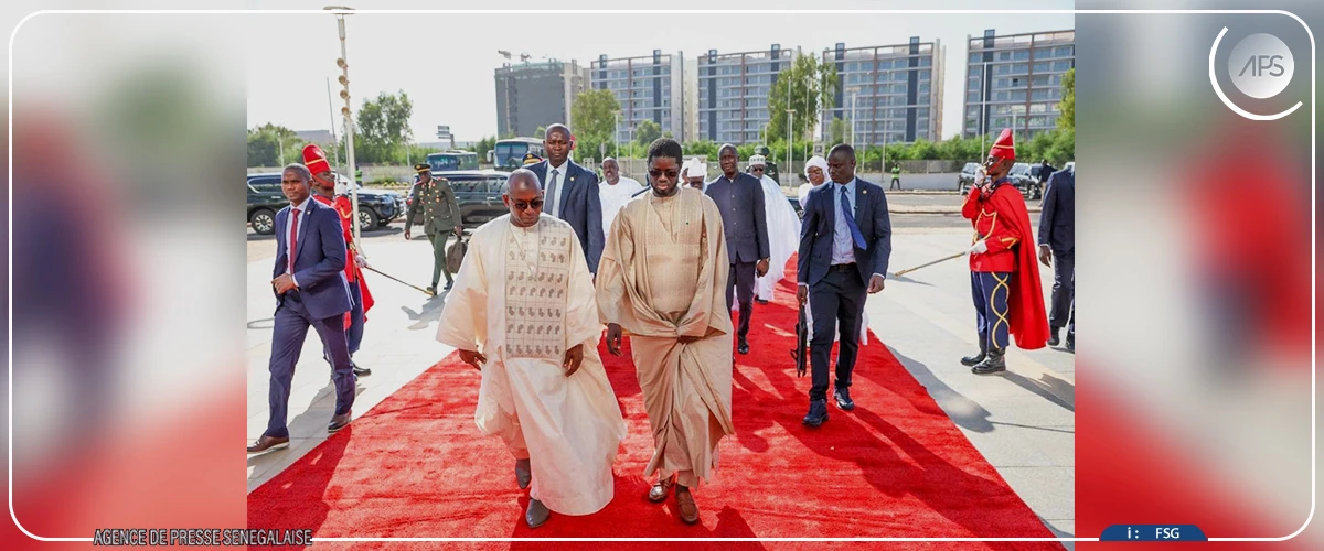 Arrivée du Président Diomaye Faye à Dakar Arena pour la célébration de la journée nationale des Daaras