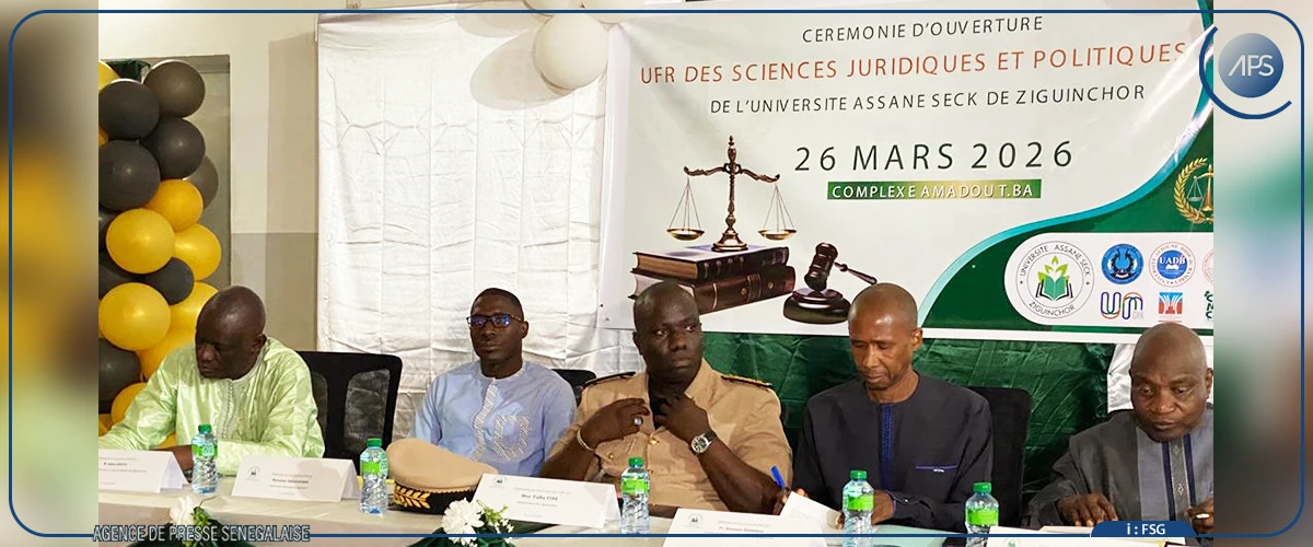 UASZ : l’UFR des Sciences juridiques et politiques officiellement lancée
