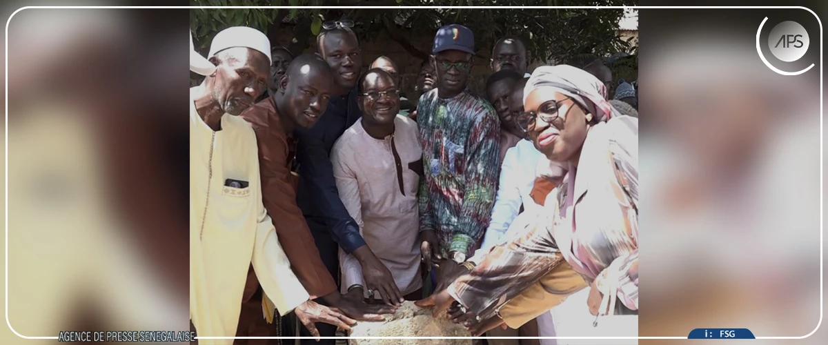 Notto Diobasse : pose de la première pierre des nouveaux locaux du poste de santé de Hannène