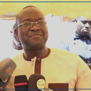 Notto Diobasse : pose de la première pierre des nouveaux locaux du poste de santé de Hannène