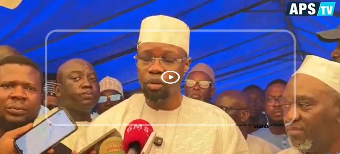 Ziguinchor :le Premier ministre Ousmane Sonko appelle les Sénégalais à se mobiliser