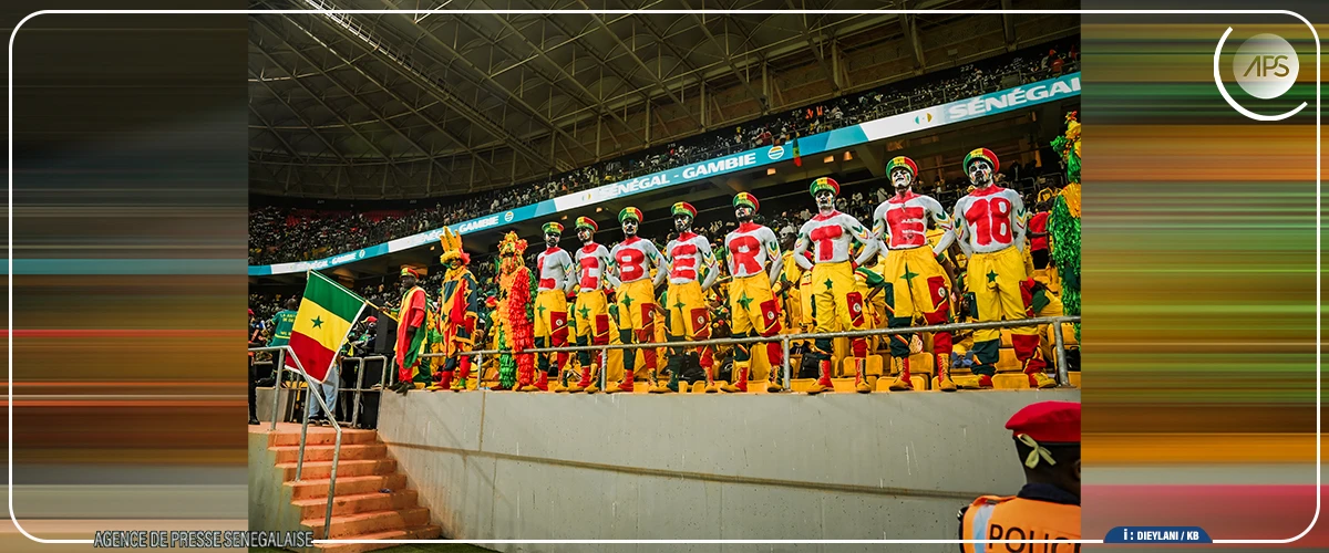 Les supporters des Lions fortement présents au match amical contre les Scorpions de la Gambie