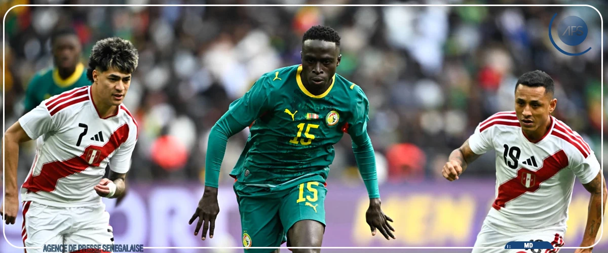 ‎Match amical : le Sénégal mène 1-0 contre le Pérou à la mi-temps