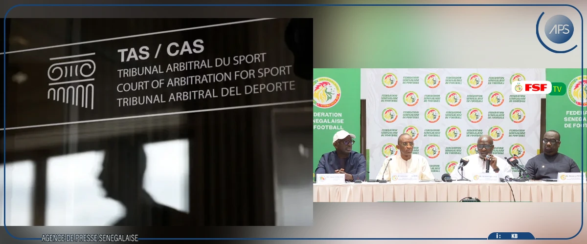  Affaire finale CAN : le TAS accuse réception de l’appel de la FSF contre la CAF et la FRMF (communiqué)