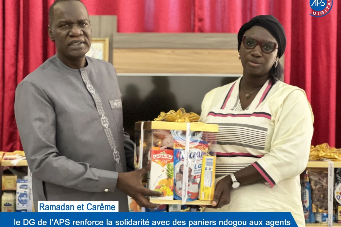 Ramadan et Carême : le DG de l’APS renforce la solidarité avec des paniers ndogou aux agents