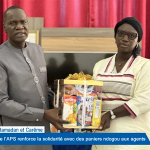 Ramadan et Carême : le DG de l'APS renforce la solidarité avec des paniers ndogou aux agents