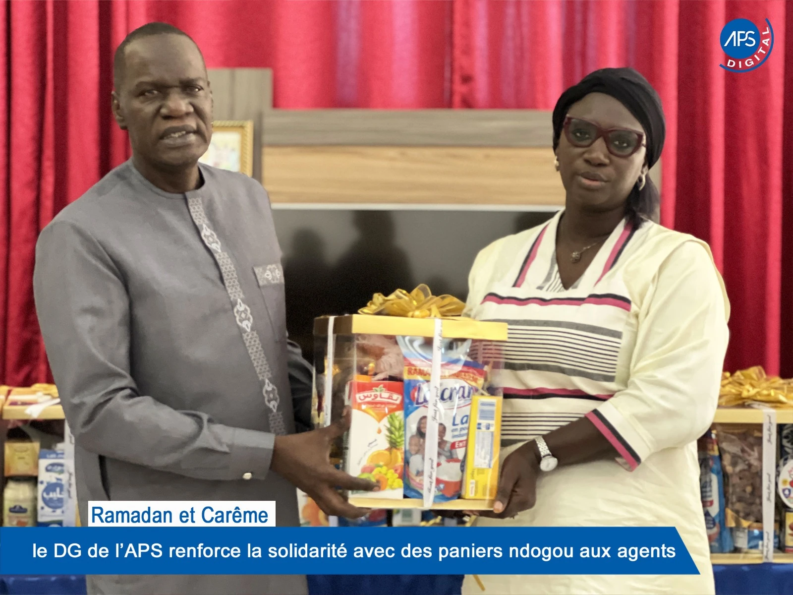 Ramadan et Carême : le DG de l'APS renforce la solidarité avec des paniers ndogou aux agents