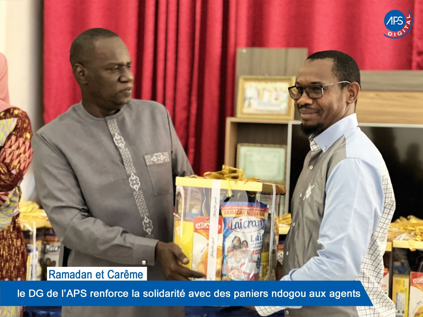 Ramadan et Carême : le DG de l'APS renforce la solidarité avec des paniers ndogou aux agents