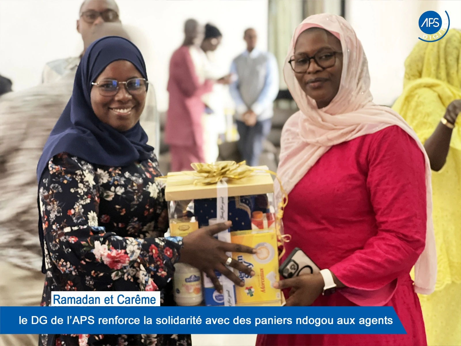 Ramadan et Carême : le DG de l'APS renforce la solidarité avec des paniers ndogou aux agents