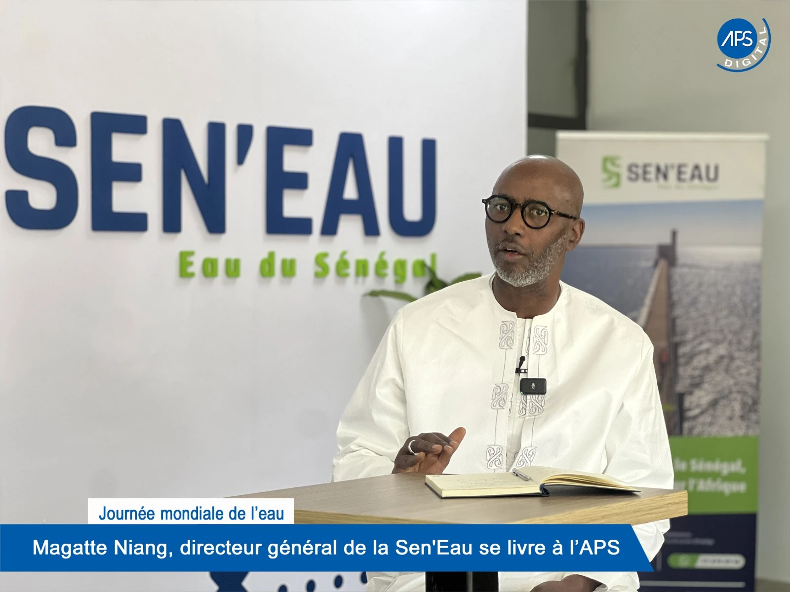Journée mondiale de l'eau : Magatte Niang, directeur de la Sen'Eau se livre à l'APS