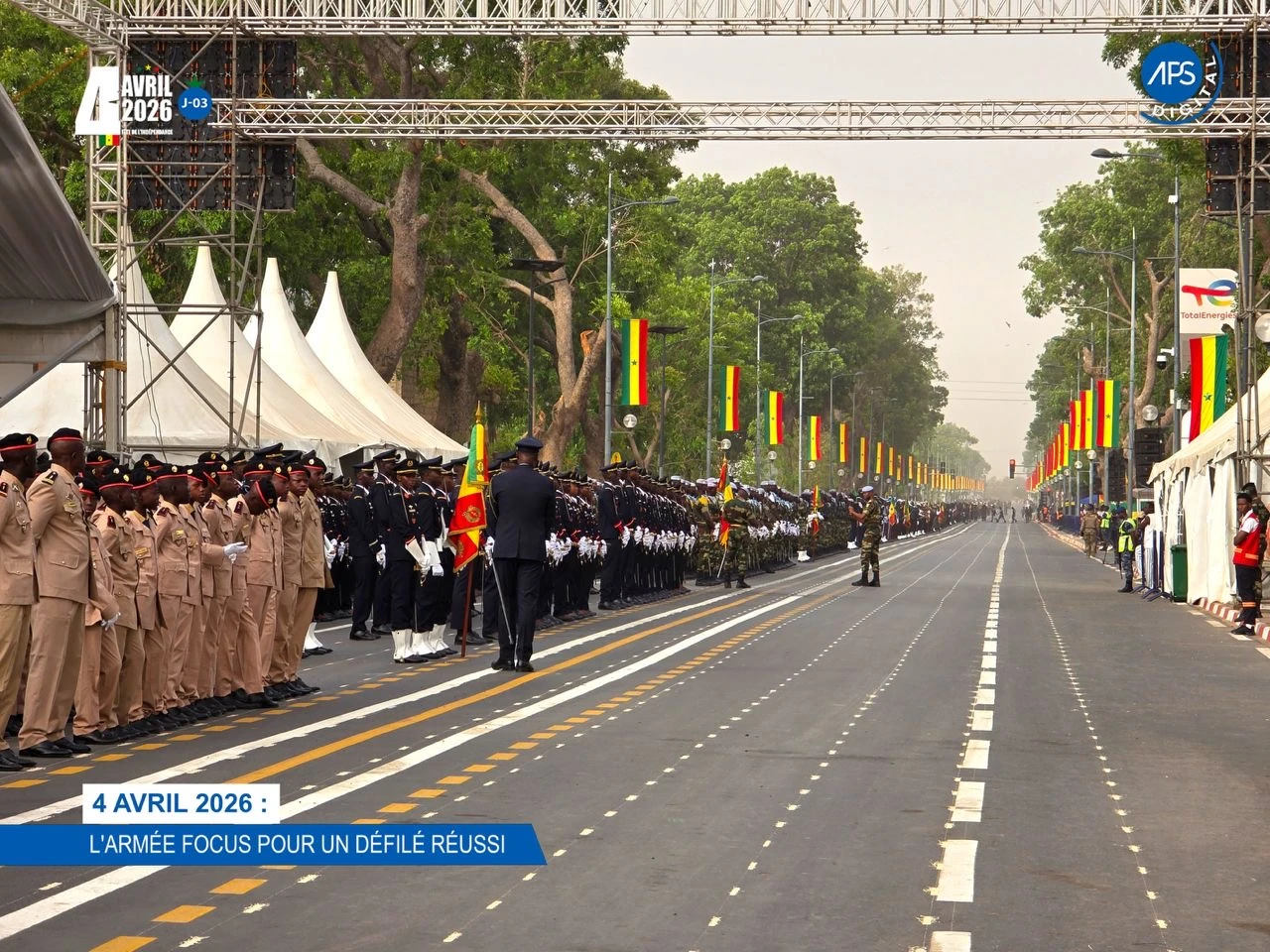 4avril 2026 : l’armée focus pour un défilé réussi