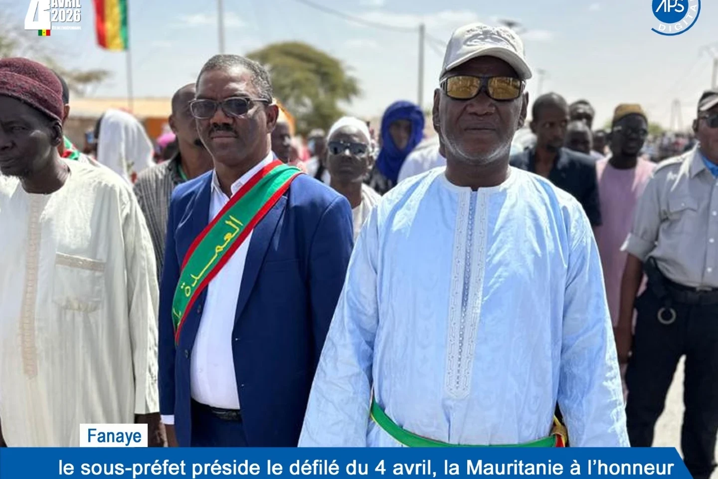 Fanaye : le sous-préfet préside le défilé du 4 avril, la Mauritanie à l’honneur