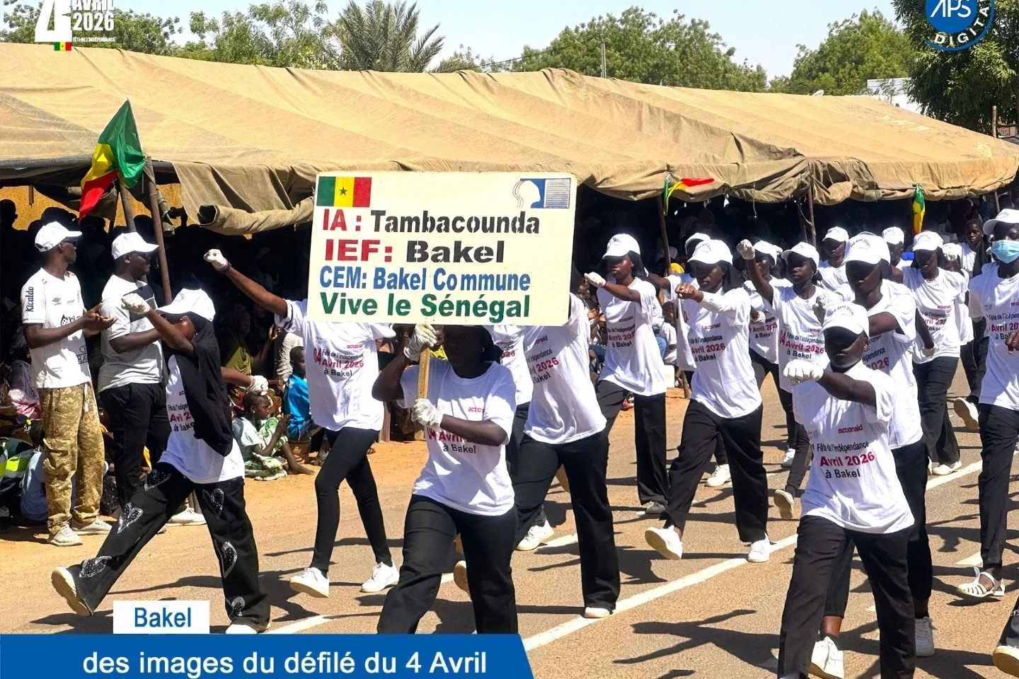 Bakel : des images du défilé du 4 avril
