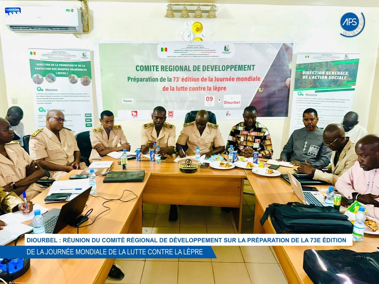 Diourbel : Réunion du Comité Régional de Développement sur la Préparation de la 73e édition de la Journée Mondiale de la Lutte contre la Lèpre 