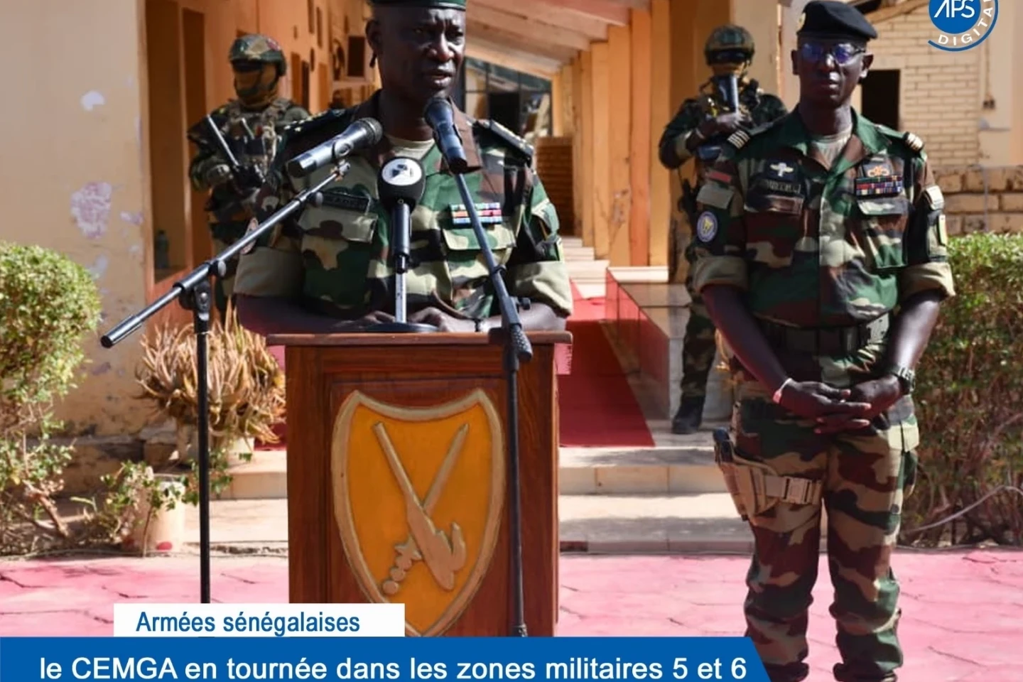 Armées sénégalaises : le CEMGA en tournée dans les zones militaires 5 et 6