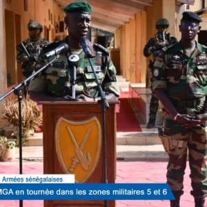 Armées sénégalaises : le CEMGA en tournée dans les zones militaires 5 et 6