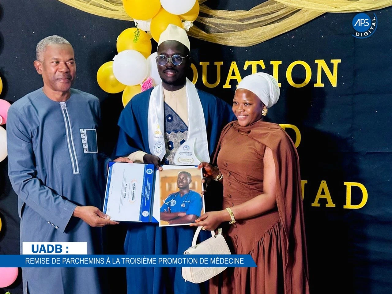 UADB : remise de parchemins à la troisième promotion de médecine 