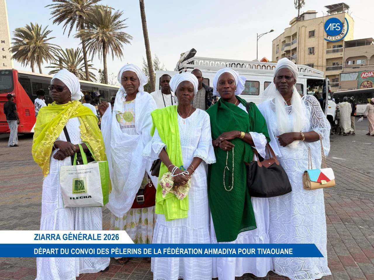 Ziarra Générale 2026 : départ du convoi des pèlerins de la Fédération Ahmadiya pour Tivaouane 