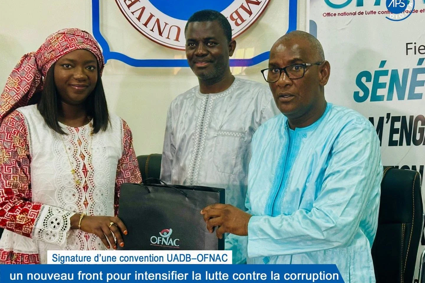 Signature d’une convention UADB–OFNAC : un nouveau front pour intensifier la lutte contre la corruption