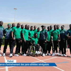 Rabat : séance d'entraînement des para-athlètes sénégalais 