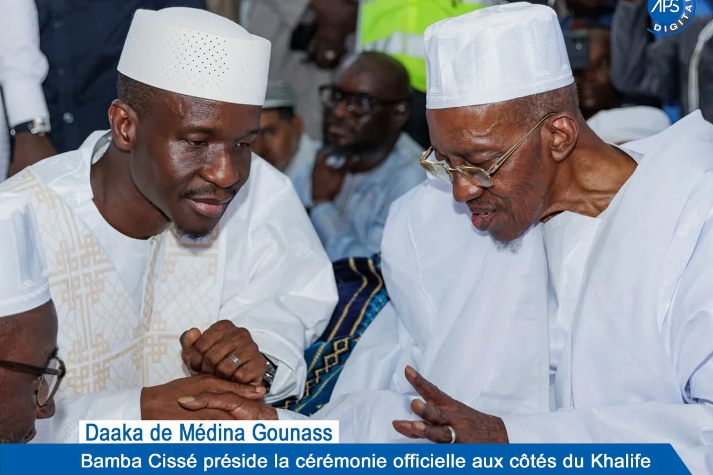 Daaka de Médine Gounass : Bamba Cissé préside la cérémonie officielle aux côtés du Khalife