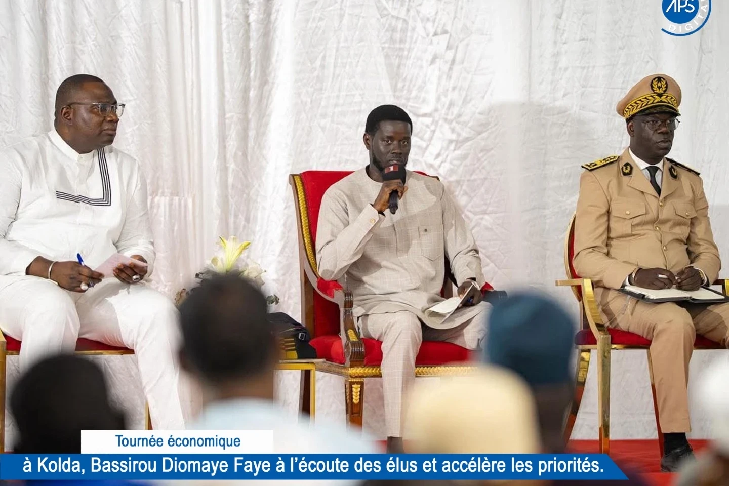Tournée économique  à Kolda : Bassirou Diomaye Faye à l’écoute des élus et accélère les priorités 