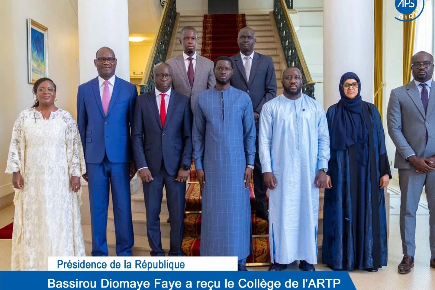 Présidence de la République : Bassirou Diomaye Faye a reçu le Collègue de l’ARTP