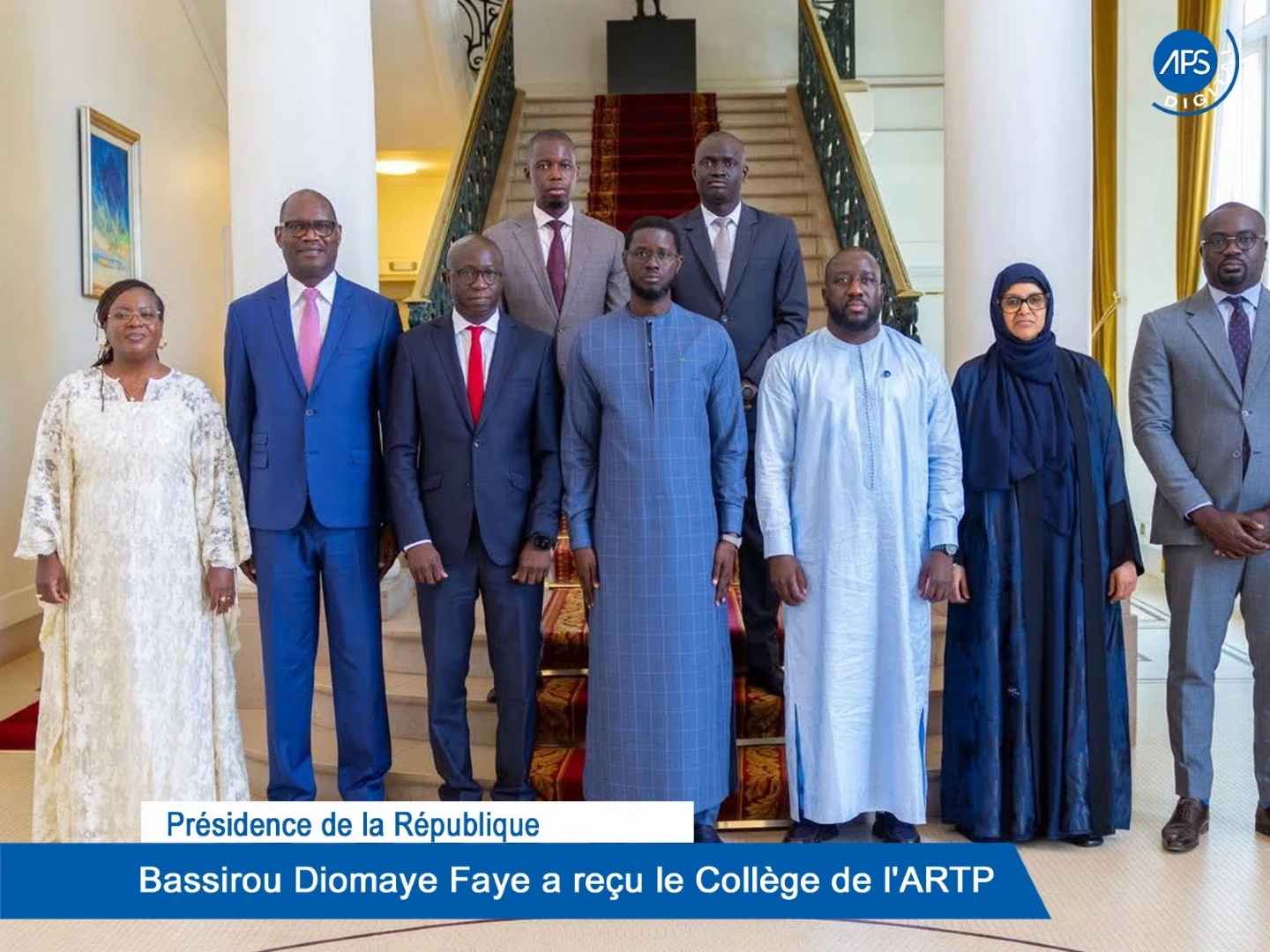 Présidence de la République : Bassirou Diomaye Faye a reçu le Collège de l'ARTP