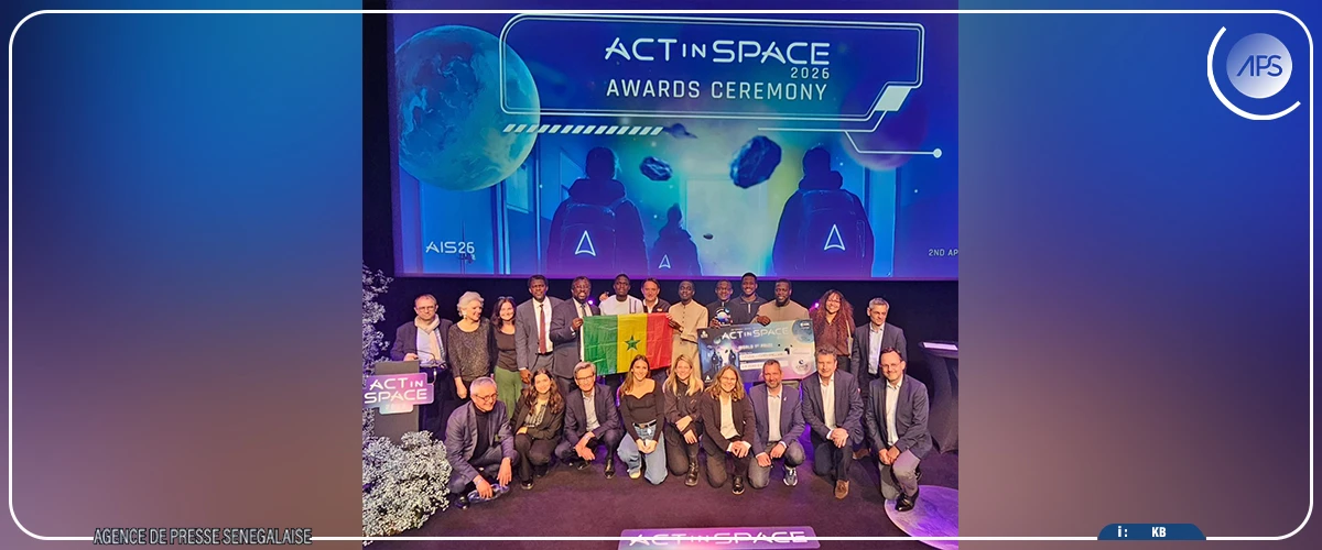 Une équipe d’étudiants sénégalais remporte une compétition mondiale sur les technologies spatiales 