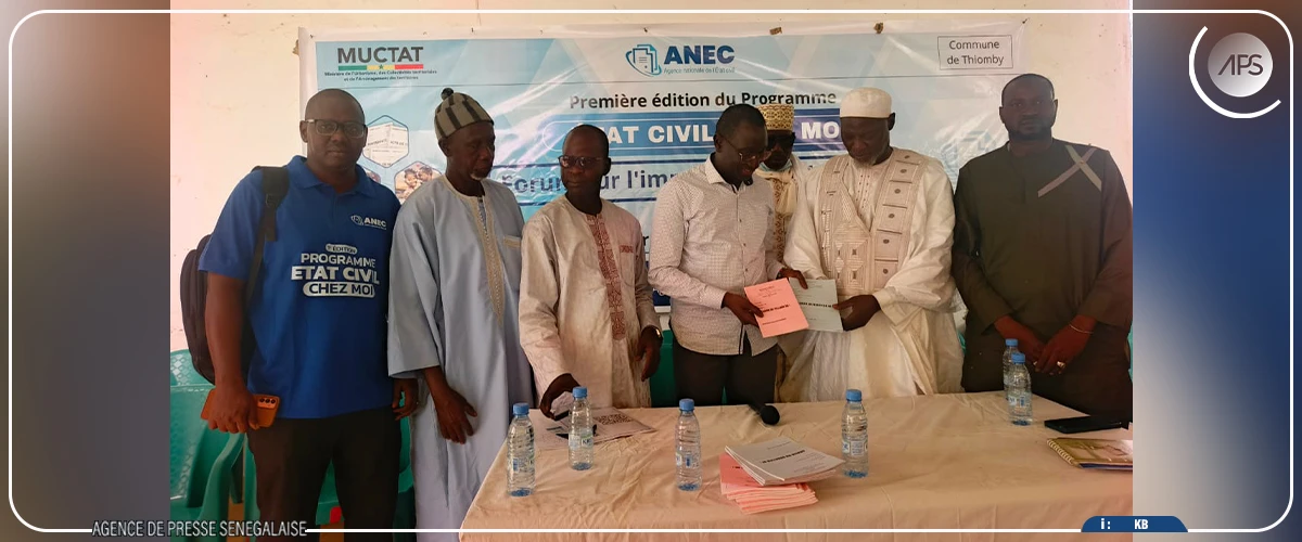 Les assises nationales de l’état-civil prévues en août prochain (DG ANEC)