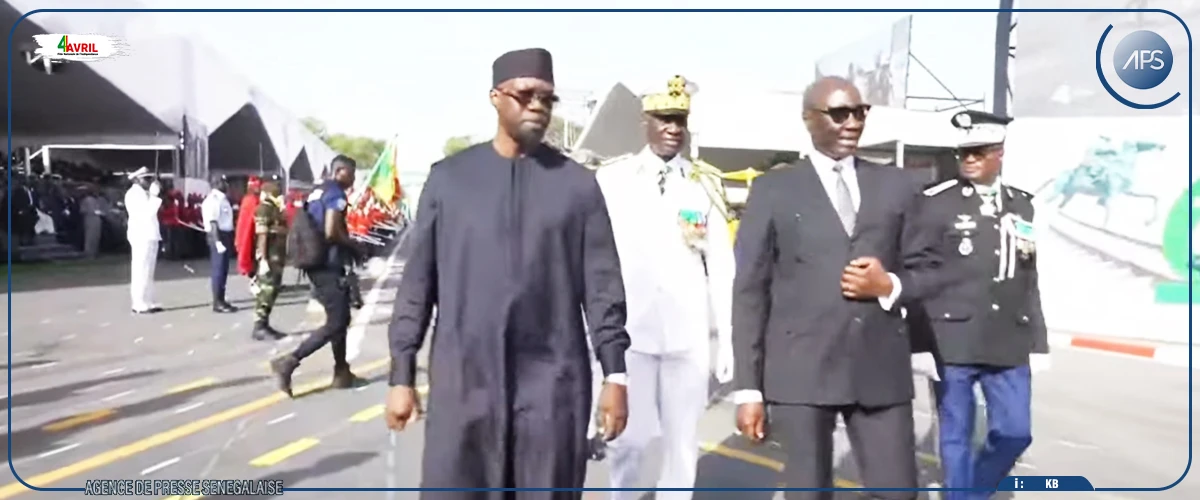 Arrivée du ministre des Forces armées et du Premier ministre Ousmane Sonko