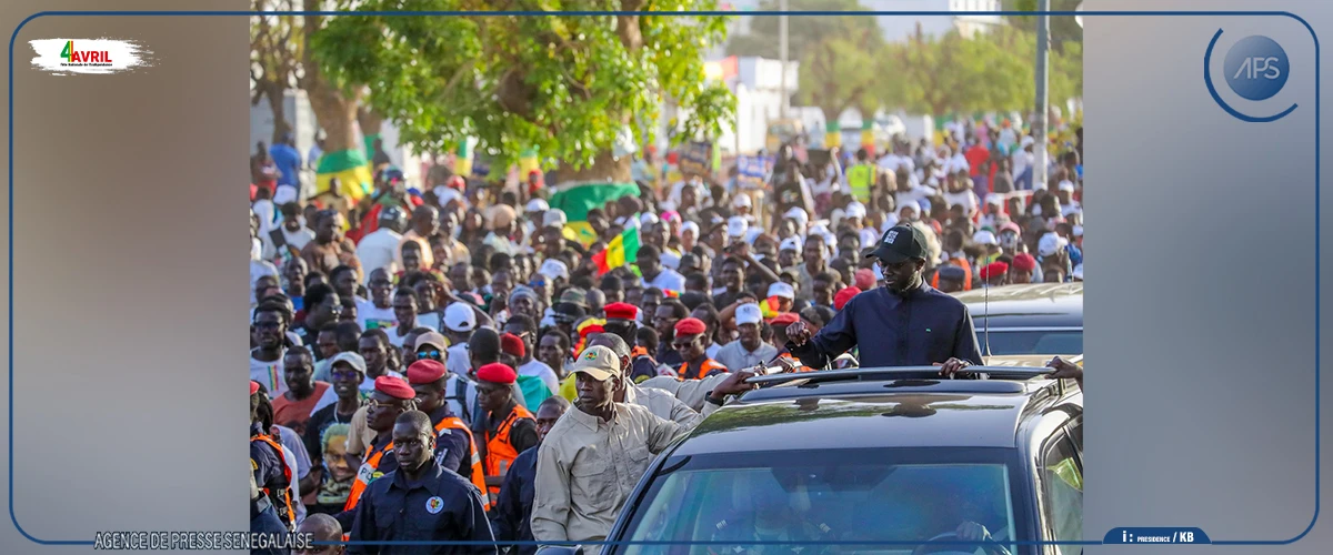 Bassirou Diomaye est arrivé cet après-midi à Thiès, la veille du défilé