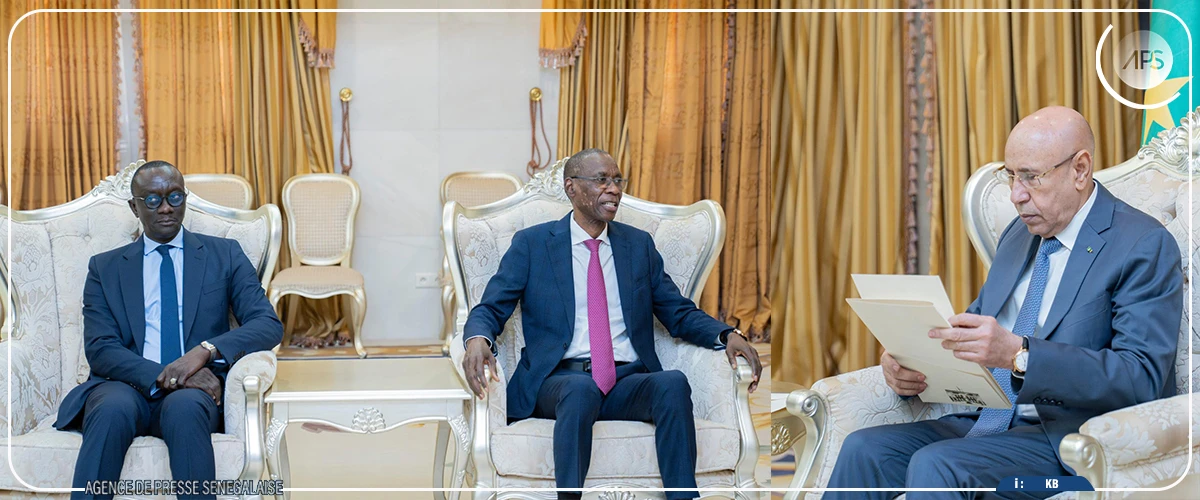 Cheikh Niang reçu à Nouakchott par le président mauritanien