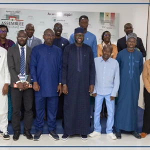 Le comité d'organisation des JOJ reçu par le président de l'Assemblée nationale