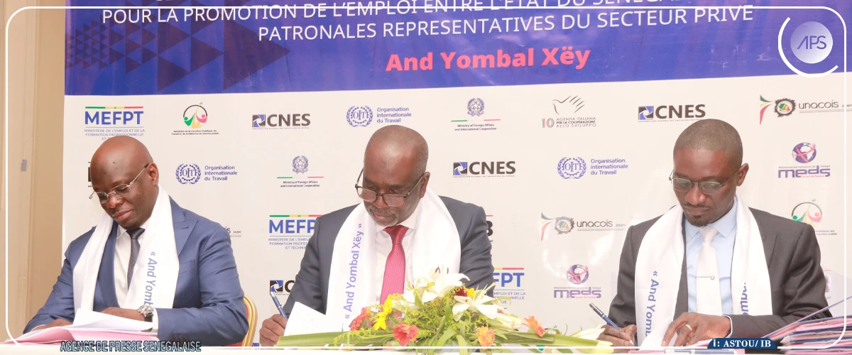 Le gouvernement et les organisations patronales ont renouvelé la Convention nationale État-employeurs privés