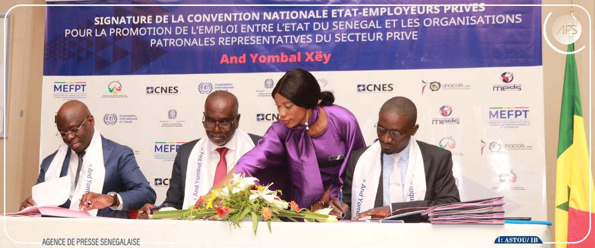 Le gouvernement et les organisations patronales ont renouvelé la Convention nationale État-employeurs privés