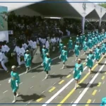 Les majorettes du lycée Malick Sy de Thiès ouvrent le défilé civil