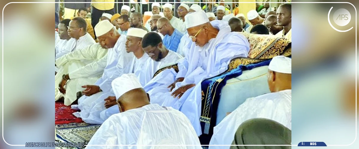 ‎Bassirou Diomaye Faye est arrivé au Daakaa de Madina Gounass