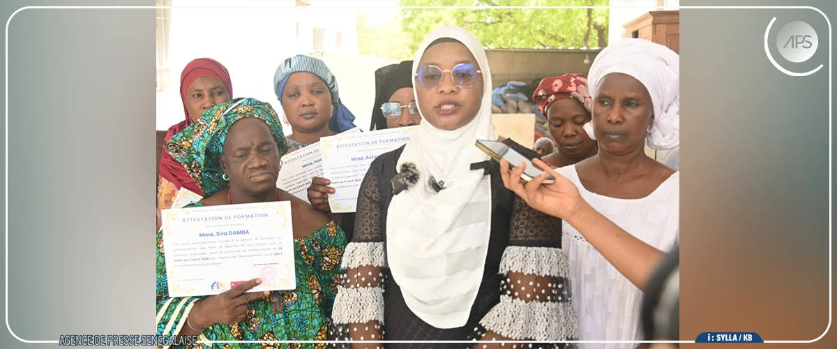 Tambacounda : 26 femmes formées aux techniques de transformation des fruits et légumes locaux