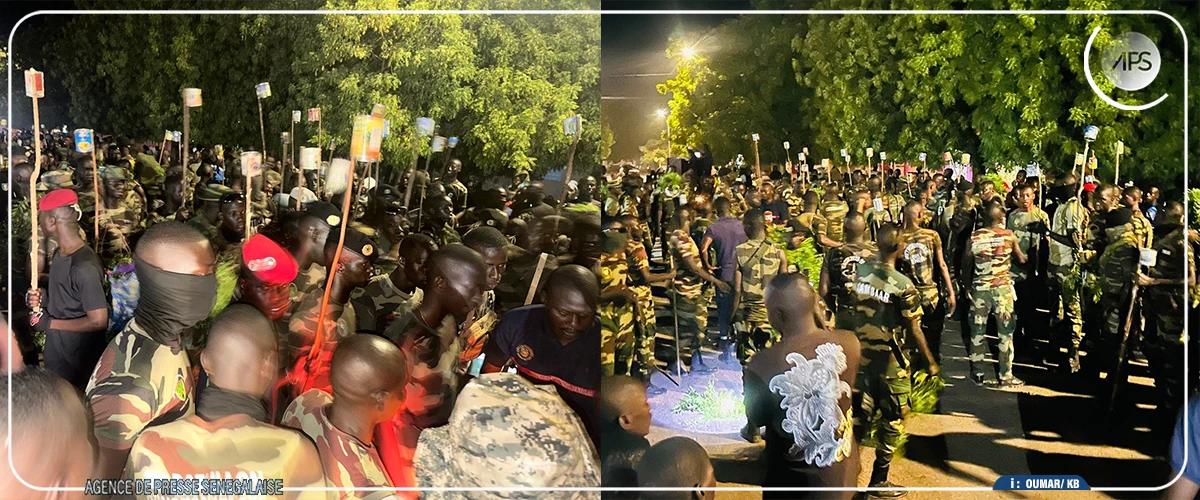 Diourbel : la retraite au flambeau, un moment de communion entre les FDS et les populations, selon le gouverneur