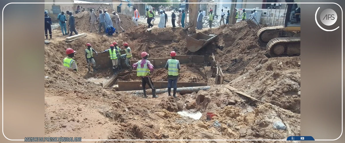 L’avancement des travaux de drainage des eaux pluviales à Touba est jugé ''peu satisfaisant'', selon le préfet de Mbacké